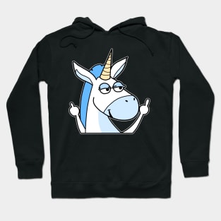 Unicorn Middle Finger Hoodie